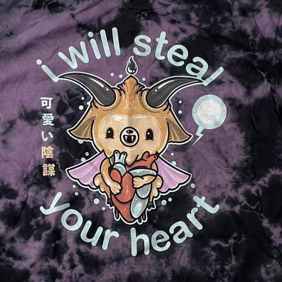 NWT Hot topic I will steal your heart tee - Picture 2 of 4